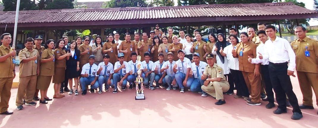 SMKN 1 Merdeka Juara 1 Turnamen Voli SMK/SMA Kab. Karo